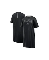 Fanatics Women's Black Georgia Bulldogs Elements Go Tri-Blend T-Shirt Dress