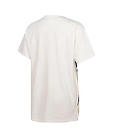 Outerstuff Big Boys and Girls White Michigan Wolverines Let's Get Loud Oversized T-Shirt