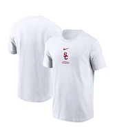 Nike Men's White Usc Trojans On-Court Basketball T-Shirt