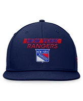 Fanatics Men's Navy New York Rangers Authentic Pro Prime Snapback Hat