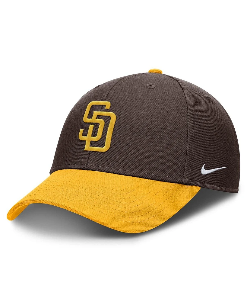 Nike Men's Brown San Diego Padres Club Performance Adjustable Hat