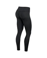 Fanatics Women's Black Seattle Kraken Wordmark Stacked Leggings