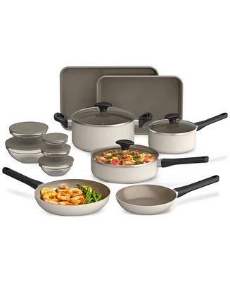 Bella 21-Piece Nonstick Cookware, Bakeware & Bowls Set