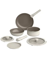 Bella 8-Piece Removable Handle Nonstick Ceramic Cookware Set