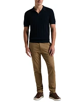 Perry Ellis Men's Johnny Collar Stripe Polo Shirt