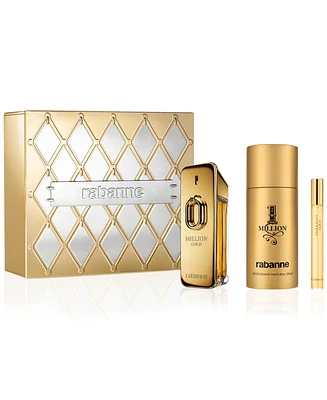 Rabanne Men's 3-Pc. Million Gold Eau de Parfum Intense Gift Set