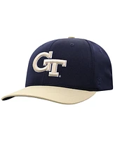 Top of the World Men's True Navy Georgia Tech Yellow Jackets Reflex Two-Tone Flex Hat