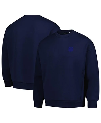 LevelWear Men's Navy Usmnt Luxe Signature Lineage Tri-Blend Pullover Sweatshirt