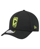 New Era Men's Black Columbus Crew 2025 Jersey Hook 9FORTY M-Crown Adjustable Hat