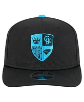 New Era Men's Black Charlotte Fc 2025 Jersey Hook 9SEVENTY Stretch-Snap Hat