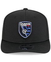 New Era Men's Black San Jose Earthquakes 2025 Jersey Hook 9SEVENTY Stretch-Snap Hat
