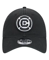 New Era Men's Black Chicago Fire 2025 Kickoff 9TWENTY Adjustable Hat