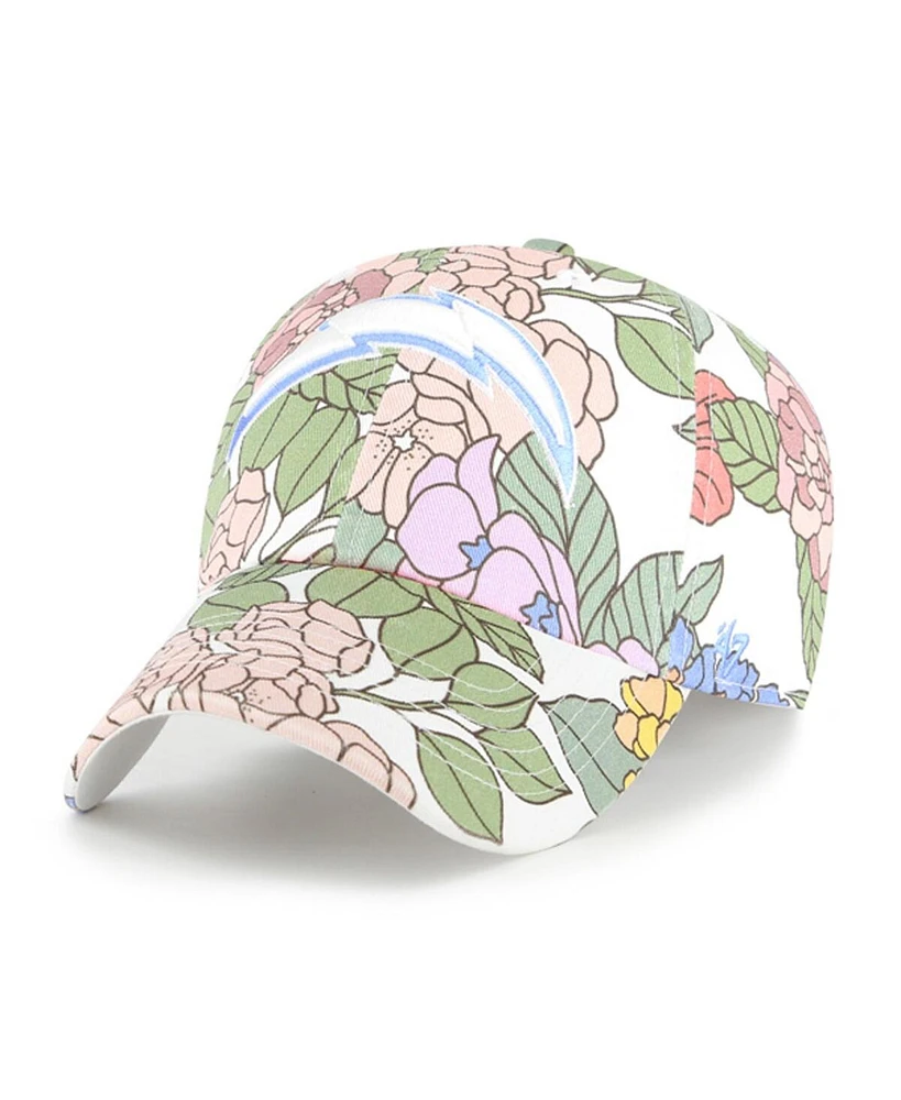'47 Brand Women's White Los Angeles Chargers Florentina Clean Up Adjustable Hat