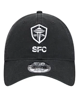 New Era Men's Black Seattle Sounders Fc 2025 Kickoff 9TWENTY Adjustable Hat