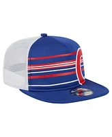 New Era Men's Royal Chicago Cubs 9FIFTY A-Frame Trucker Snapback Hat