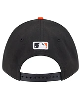 New Era Big Boys and Girls Black Baltimore Orioles Player Replica 9FORTY Adjustable Hat