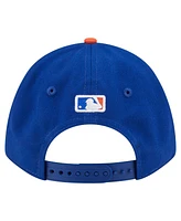 New Era Big Boys and Girls Royal New York Mets Player Replica 9FORTY Adjustable Hat