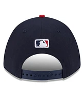 New Era Men's Navy Cleveland Guardians Player Replica 9FORTY Adjustable Hat