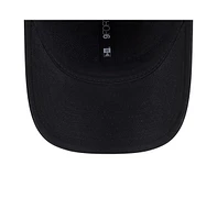 New Era Men's Black New York Mets Player Replica 9FORTY Adjustable Hat