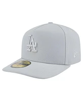New Era Men's Gray Los Angeles Dodgers Colorpack 59FIFTY Fitted Hat