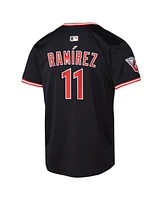 Nike Big Boys and Girls Jose Ramirez Pitch Blue Cleveland Guardians Alternate Limited Player Jersey