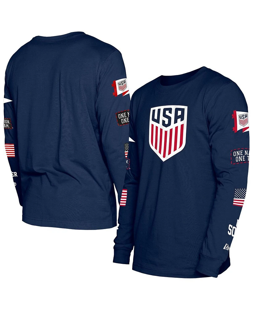 5th & Ocean Men's Navy Usmnt Gameday Long Sleeve T-Shirt