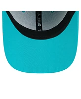 New Era Men's Aqua Miami Dolphins Game Day Linear 39THIRTY Flex Hat