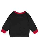 Mitchell & Ness Toddler 2-Piece Chicago Blackhawks Oversized Block Buster Fleece Sweatshirt and Pants Set