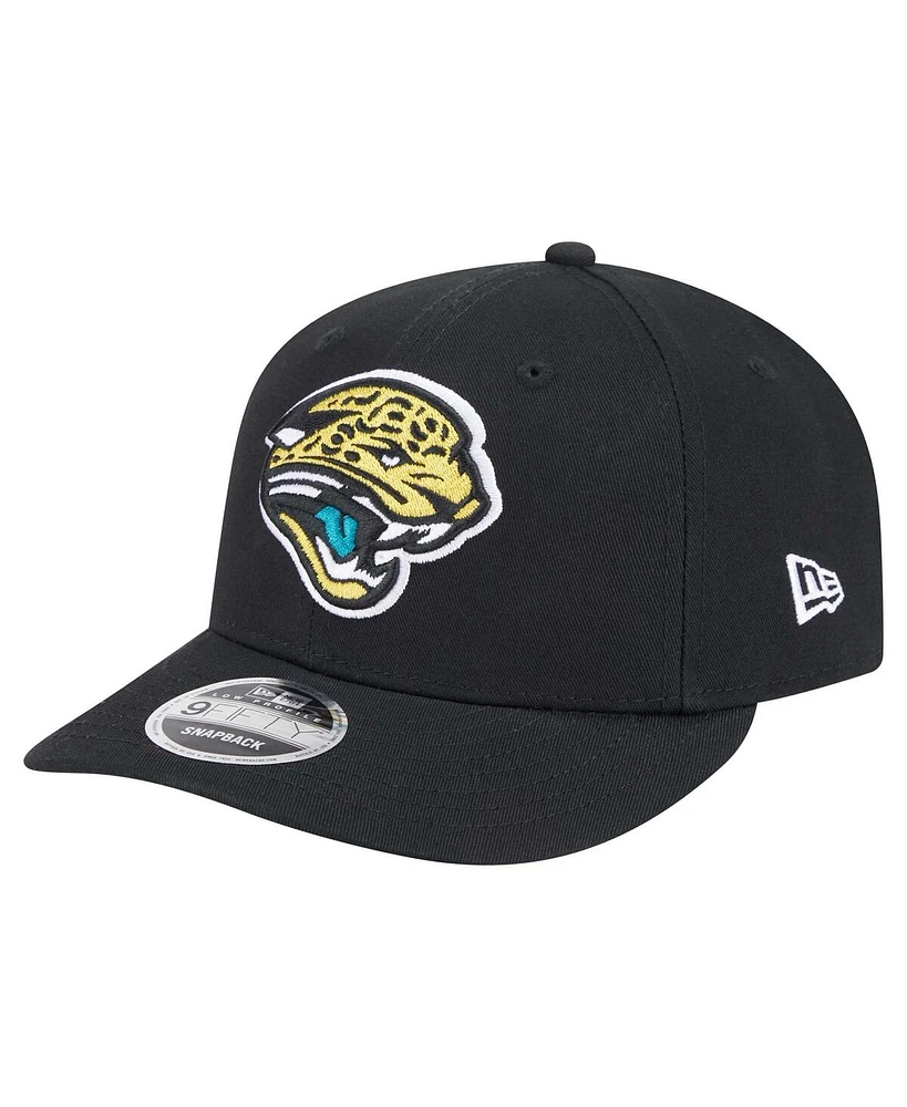 New Era Men's Black Jacksonville Jaguars Main Low Profile 9FIFTY Snapback Hat