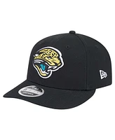 New Era Men's Black Jacksonville Jaguars Main Low Profile 9FIFTY Snapback Hat