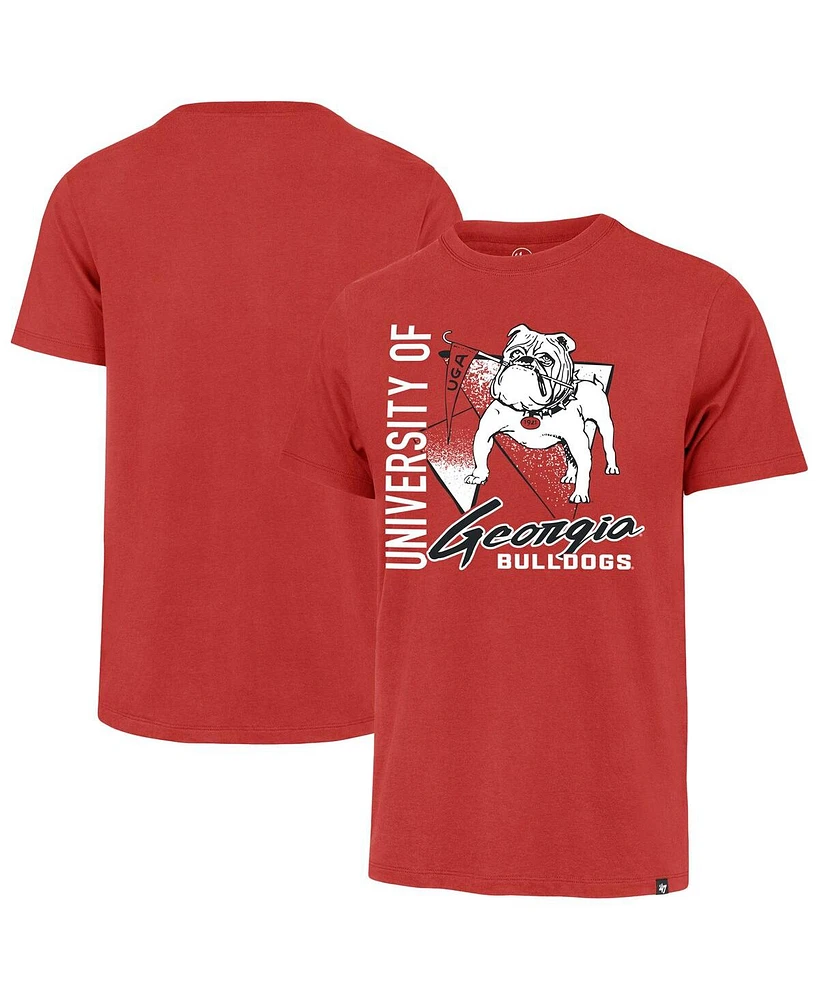 '47 Brand Men's Red Georgia Bulldogs Side Arm Franklin T-Shirt