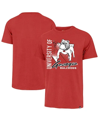 '47 Brand Men's Red Georgia Bulldogs Side Arm Franklin T-Shirt
