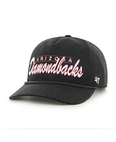 '47 Brand Men's Black Arizona Diamondbacks Corduroy Hitch Adjustable Hat