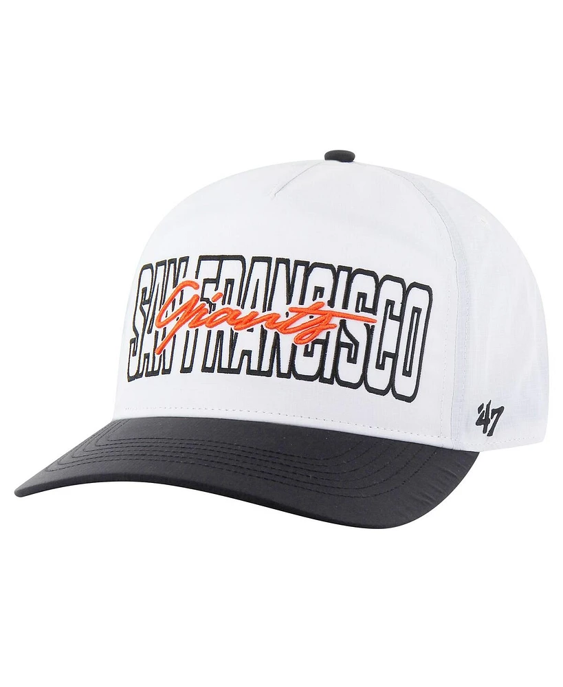 '47 Brand Men's White San Francisco Giants Lineman Hitch Adjustable Hat