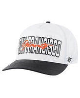 '47 Brand Men's White San Francisco Giants Lineman Hitch Adjustable Hat