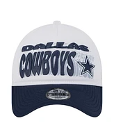 New Era Toddler White Dallas Cowboys Team Printed A Frame 9FORTY Adjustable Hat