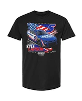 Hendrick Motorsports Team Collection Men's Black Kyle Larson Patriotic Car T-Shirt