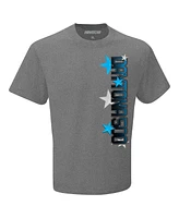 Checkered Flag Sports Men's Heather Charcoal Daytona International Speedway 2025 500 Graphic T-Shirt
