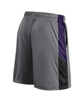 Fanatics Men's Gray Phoenix Suns Practice Performance Shorts