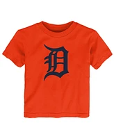 Outerstuff Toddler Orange Detroit Tigers Primary Logo T-Shirt
