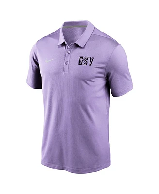 Nike Men's and Women's Violet Golden State Valkyries Secondary Logo Varsity Polo Shirt