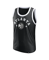 Fanatics Men's Black Atlanta Hawks Mesh Tank Top
