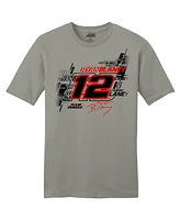 Team Penske Men's Gray Ryan Blaney Lifestyle T-Shirt