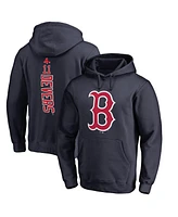 Fanatics Mto Label Men's Rafael Devers Navy Boston Red Sox Backer Pullover Hoodie