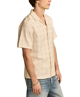 Lucky Brand Men's Camp-Collar Geometric Shirt