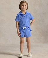 Polo Ralph Lauren Toddler and Little Boys Terry Shirt Short Set