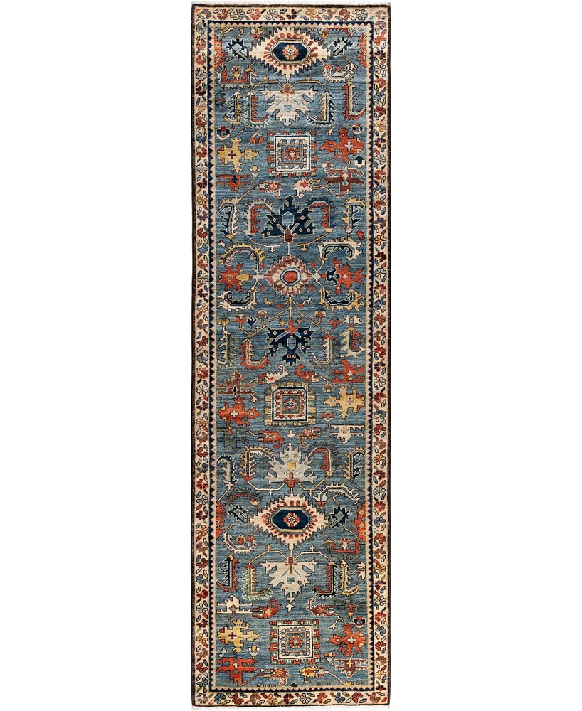 Adorn Hand Woven Rugs Serapi M1945 2'8''x9'6'' Runner Area Rug