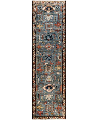 Adorn Hand Woven Rugs Serapi M1945 2'8''x9'6'' Runner Area Rug