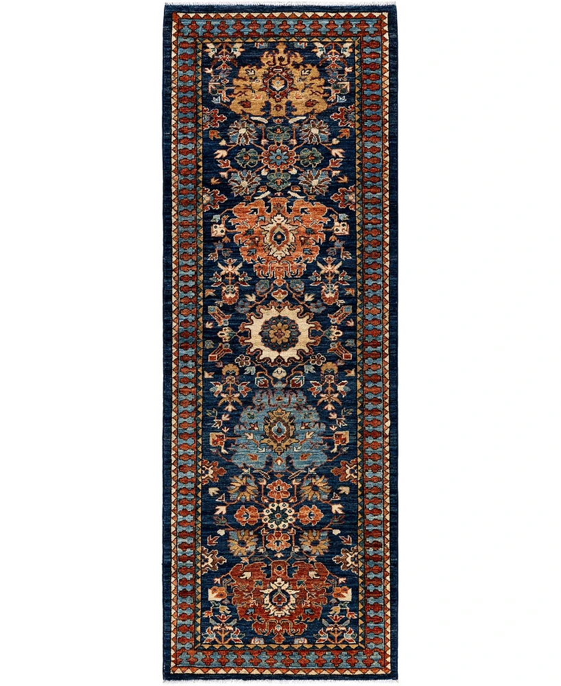 Adorn Hand Woven Rugs Serapi M1945 2'11''x8'2'' Runner Area Rug