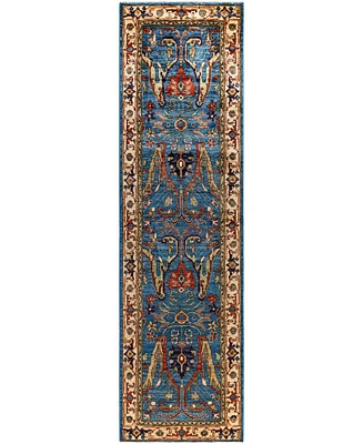 Adorn Hand Woven Rugs Serapi M1945 2'9''x9'7'' Runner Area Rug